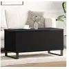 Image de Table Basse Chêne Noir 90x44,5x45 cm Bois d ingénierie