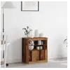 Image de Buffet avec lumières LED en bois ancien 60x37x67 cm