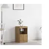 Image de Buffet avec lumières LED Chêne Artisan 41x37x67 cm