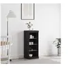 Image de Buffet avec lumières LED Chêne noir 41x37x100 cm