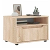 Image de Meuble TV VISNES chêne sonoma 60x40x38 cm bois d'ingénierie, support TV, buffet TV, meuble multimédia, banc TV, 4108291