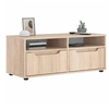 Image de Meuble TV VISNES chêne sonoma 100x40x38 cm bois d'ingénierie, support TV, buffet TV, meuble multimédia, banc TV, 4108295