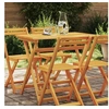 Image de Table de jardin pliante Rectangulaire 100x55x75 cm Bois massif Acacia