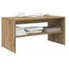 Image de Meuble TV chêne artisanal 80x40x40 cm bois d ingénierie