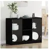 Image de Buffet Chêne Noir 102x37x75,5 cm Bois Aggloméré