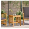 Image de Table d extérieur Marron 45x45x50 cm en bois d acacia massif