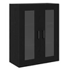 Image de Meuble Mural Chêne Noir 69,5 X 34 X 90 Cm Bois D'ingénierie