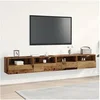 Image de Meubles TV 2 pcs Bois Vieilli 100x30x30 cm Bois d Ingénierie