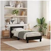 Image de Cadre de Lit avec Lumiï¿½res LED Chï¿½ne Noir 90x190 cm Bois D'ingï¿½nierie 863807