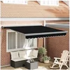 Image de Store Manuel Rétractable Noir 300x250 cm 3330047