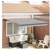 Image de Store Rétractable Automatique Gris Clair 300x250 cm 3330102
