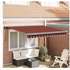 Image de Store Rétractable Manuel Orange et Marron 350x250 cm 3330239