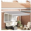 Image de Store rétractable automatique Gris Clair 350x250 cm 3330377