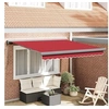 Image de Store Manuel Rétractable Rouge 350x250 cm 3330443