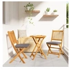 Image de Ensemble bistro de jardin 3 pièces - Bois d'acacia massif 42000949