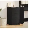 Image de Buffet Chêne Noir 40x41x75 cm Bois d ingénierie