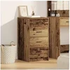 Image de Buffet Bois Ancien 40x41x75 cm Bois d ingénierie