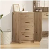 Image de Buffet en chêne artisanal 40x41x75 cm Bois d ingénierie