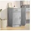 Image de Buffet Gris Béton 40x41x75 cm Bois d ingénierie
