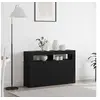 Image de Buffet Chêne noir Bois aggloméré 116 x 30 x 75 cm Buffet moderne