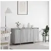 Image de Buffet gris Gris sonoma Bois d ingénierie 135 x 41 x 75 cm