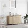 Image de Buffet en chêne de Sonoma Chêne de Sonoma Bois d ingénierie