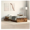 Image de Cadre de Lit Bois Vieilli 90x190 cm Bois d'Ingénierie 3333990