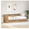 Image de Lit de jour avec tiroirs Chêne artisan Bois d'ingénierie 3334003