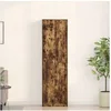 Image de Armoire en chêne fumé 55x25x189 cm en bois d ingénierie