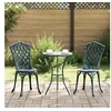 Image de Chaises de jardin 2 pcs Vert en alu