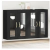 Image de Armoires murales 2 pcs Chêne noir 69,5x34x90 cm Bois reconstitué