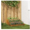 Image de jardinière 3 niveaux 90x90x35 cm en Acier Corten