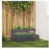 Image de Jardinière de jardin 2 niveaux 100x60x45 cm Anthracite Plastique