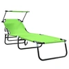 Image de Lot de 1 chaise longue GENERIQUE L. 56 cm H. 81 cm en metal pliable