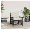 Image de Lot de 1 chaise GENERIQUE H. 77 cm non pliable en rotin exterieur