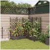 Image de Jardinières avec système d irrigation en 5 pcs Marron