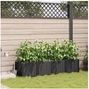 Image de Jardinières avec système d irrigation 4 pcs Noir