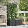 Image de Jardinières avec système d irrigation par eau 2 pcs Noir