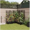 Image de Jardinières avec Système d Irrigation 5 pcs Noir