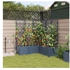 Image de Jardinières avec système d irrigation 5 pcs Gris