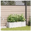 Image de Jardinières avec système d irrigation d eau 3 pièces Blanc