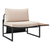 Image de Salon de jardin vidaxl acier gris 2 pieces 100 x 55 x 100 cm