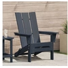 Image de Chaise Adirondack Pliante Bleu Marine 74,5x80,5x90 cm HDPE