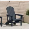 Image de Chaise Adirondack bleu marine 74x82x91 cm HDPE