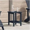 Image de Table d appoint Adirondack Bleu marine 38x38x46 cm HDPE