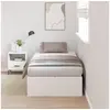 Image de Cadre de Lit de Rangement Blanc 80x200 cm 3335333