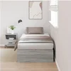 Image de Lit de rangement Gris Sonoma 90x200 cm 3335346