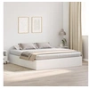 Image de Cadre de lit de rangement Blanc 200x200 cm 3335357