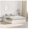 Image de Cadre de lit de rangement Blanc 140x200 cm 3335373