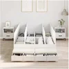 Image de Cadre de lit Blanc 120x200 cm 3335629
